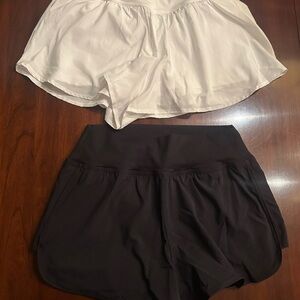 Gilly Hicks Black and White Athletic Shorts